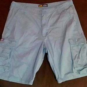 Men's Lee sz38 bluish grey cargo shorts